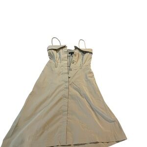 Banana Republic Asymmetrical Beige Dress